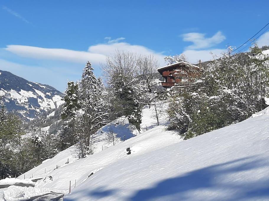 Alpine Cottage With Exceptional View Mayrhofen Luaran gambar